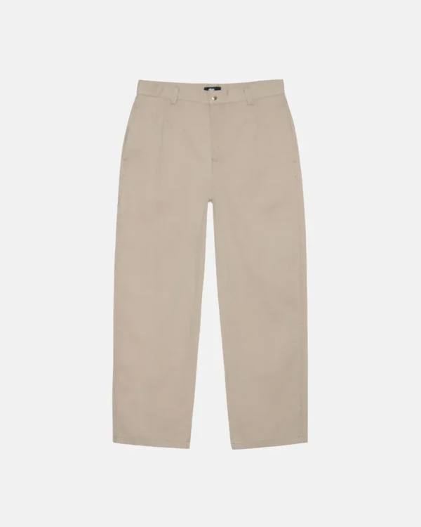 Khaki Stussy Chino Work Pant