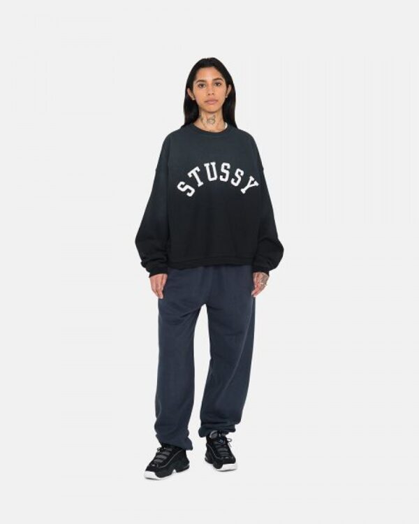 Navy Stussy Stock Logo Sweatpants