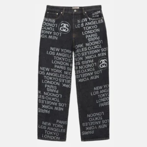 STUSSY BIG OL JEAN CITY LINK DENIM