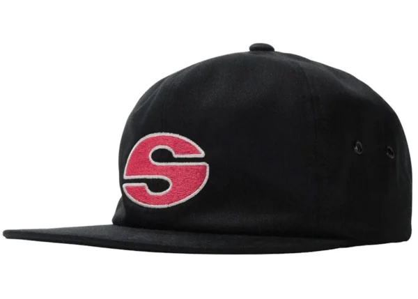 Stussy Big S Cap Black