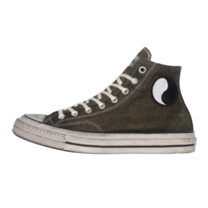 Stussy Converse Washed Black Shoes